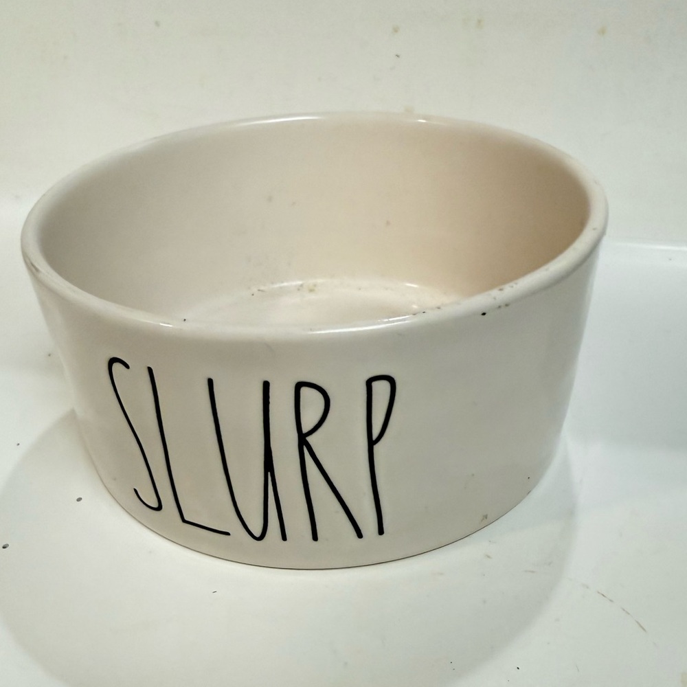 New Rae Dunn Slurp pet cat dog bowl